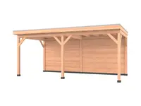 Douglas overkapping, 600 x 300, met achterwand, Westwood Comfort
